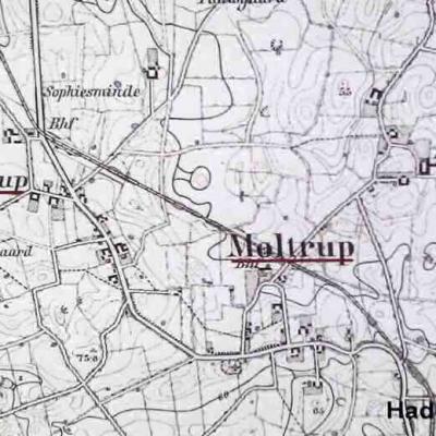 Moltrup M Jernbane 1925 2