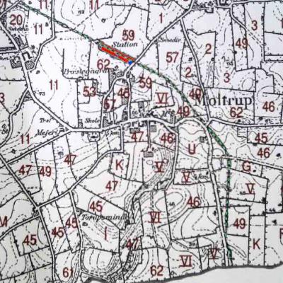 Moltrup M Jernbane 1925